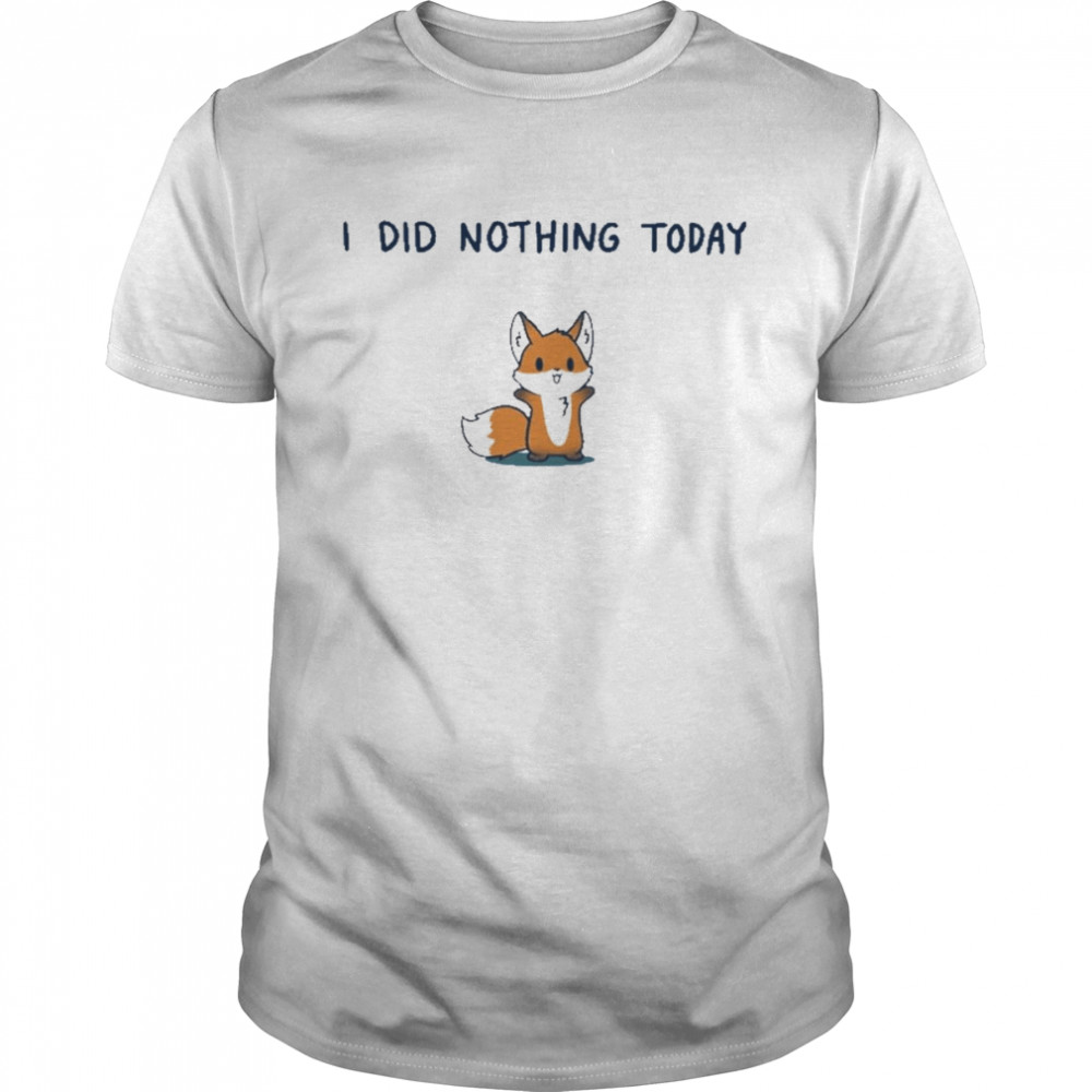 I Did Nothing Today  Classic Men's T-shirt