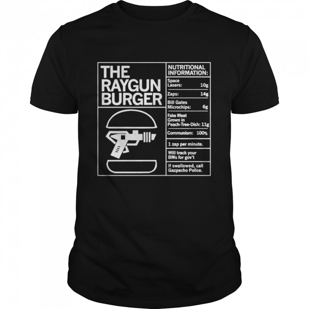 The Raygun Burger Nutritional Information Classic Men's T-shirt
