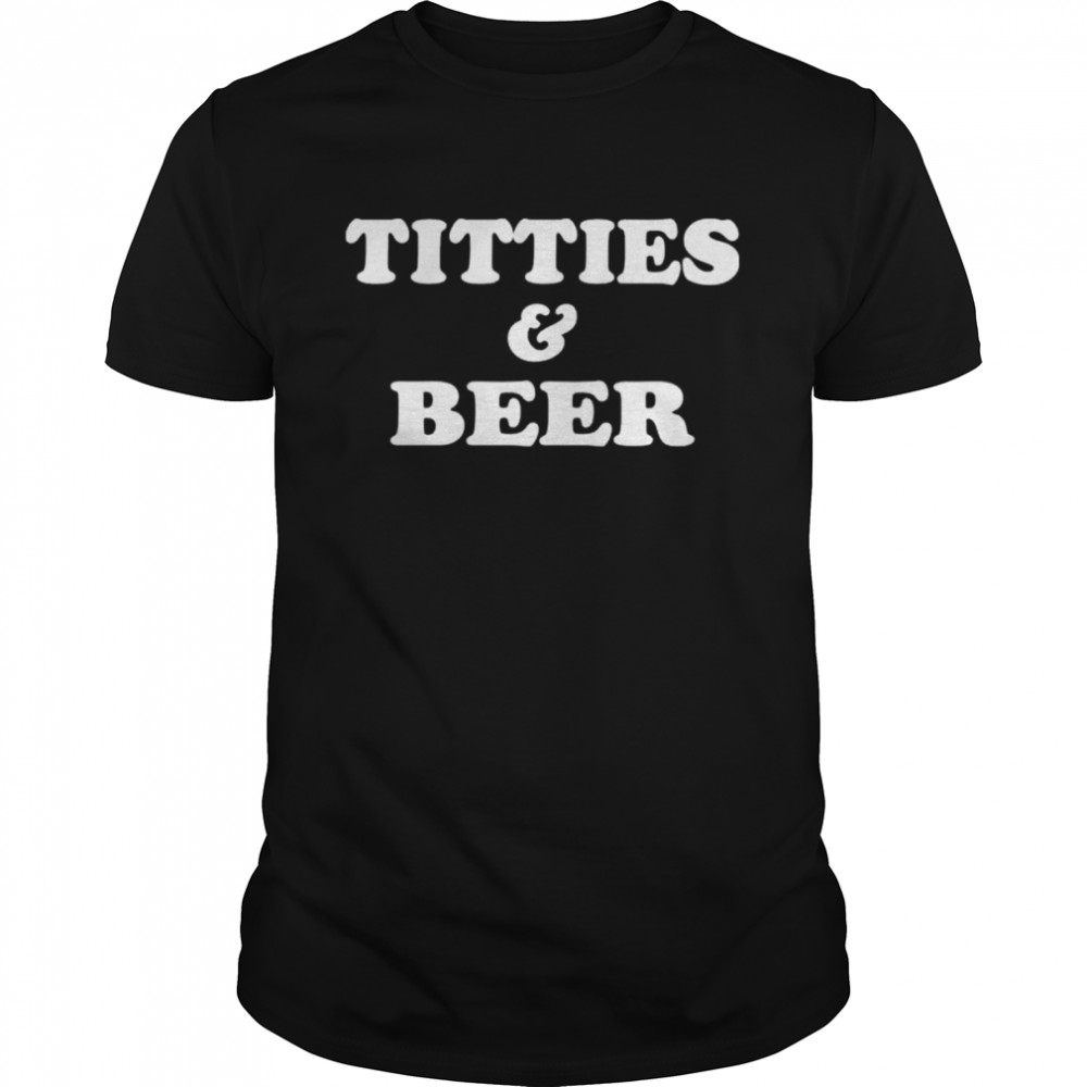 Titties and beer shirt Classic Men's T-shirt