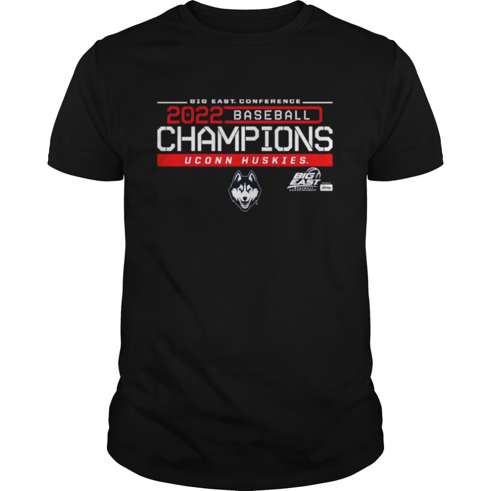 UConn Huskies Baseball 2022 Big East Conference Champions  Classic Men's T-shirt
