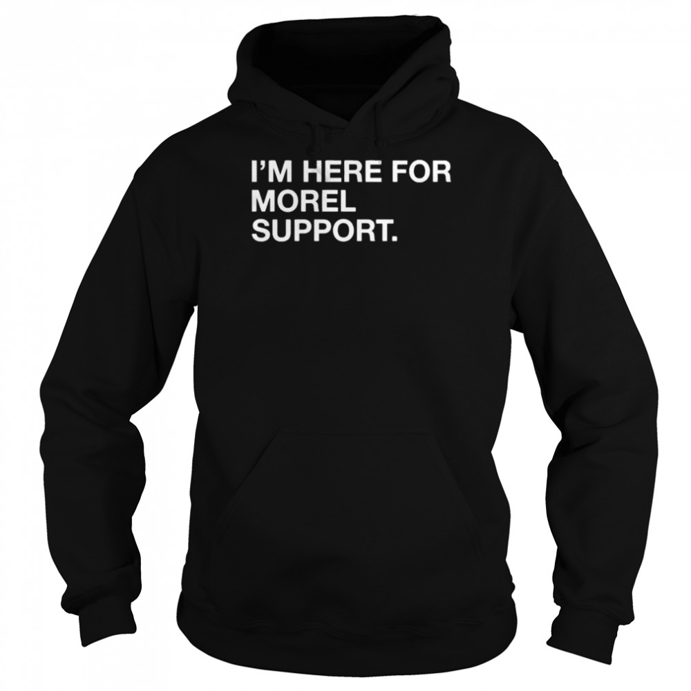 Mlb Players Inc Obvious I’m Here For Morel Support T- Unisex Hoodie