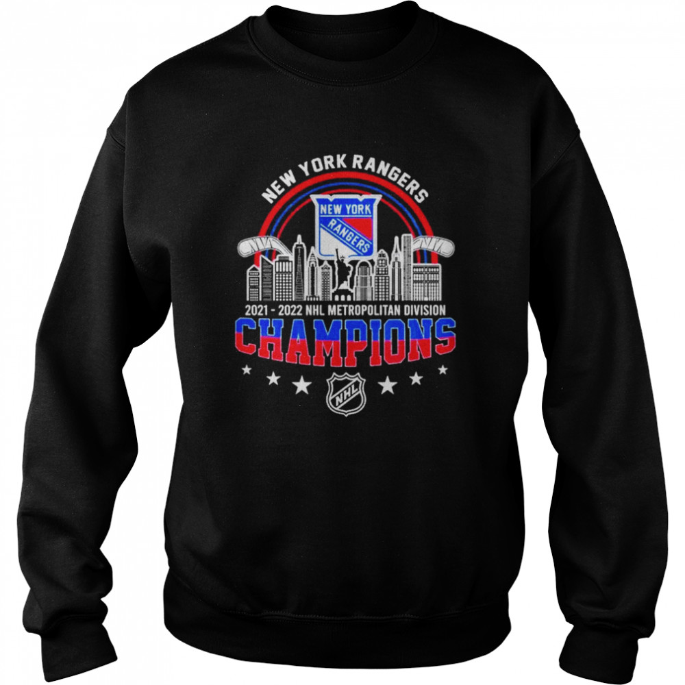 New York Rangers 2021-2022 NHL Metropolitan Division Champions Shirt