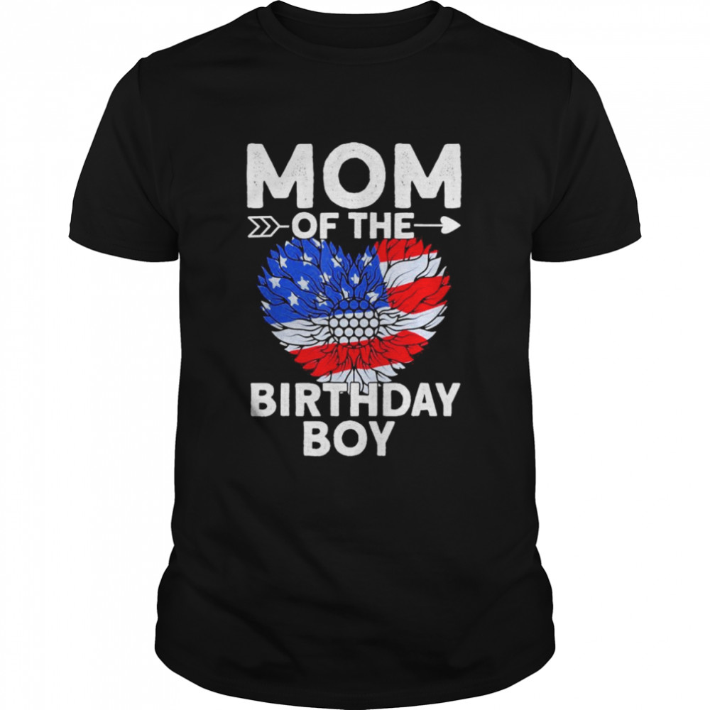 Mom Of The Birthday Boy Family Love Celebration Shirt