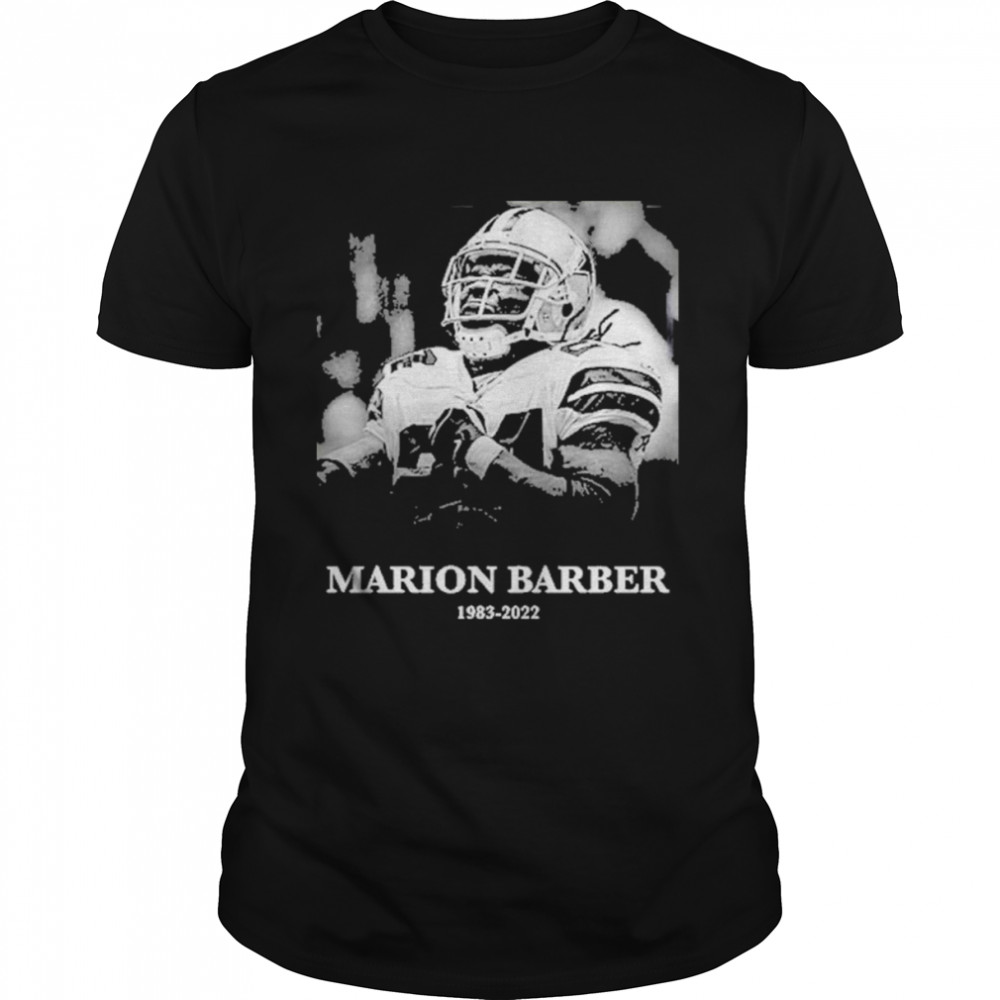 Rip Marion Barber Iii 1983 2022 Thank You For The Memories 2022 T-Shirt