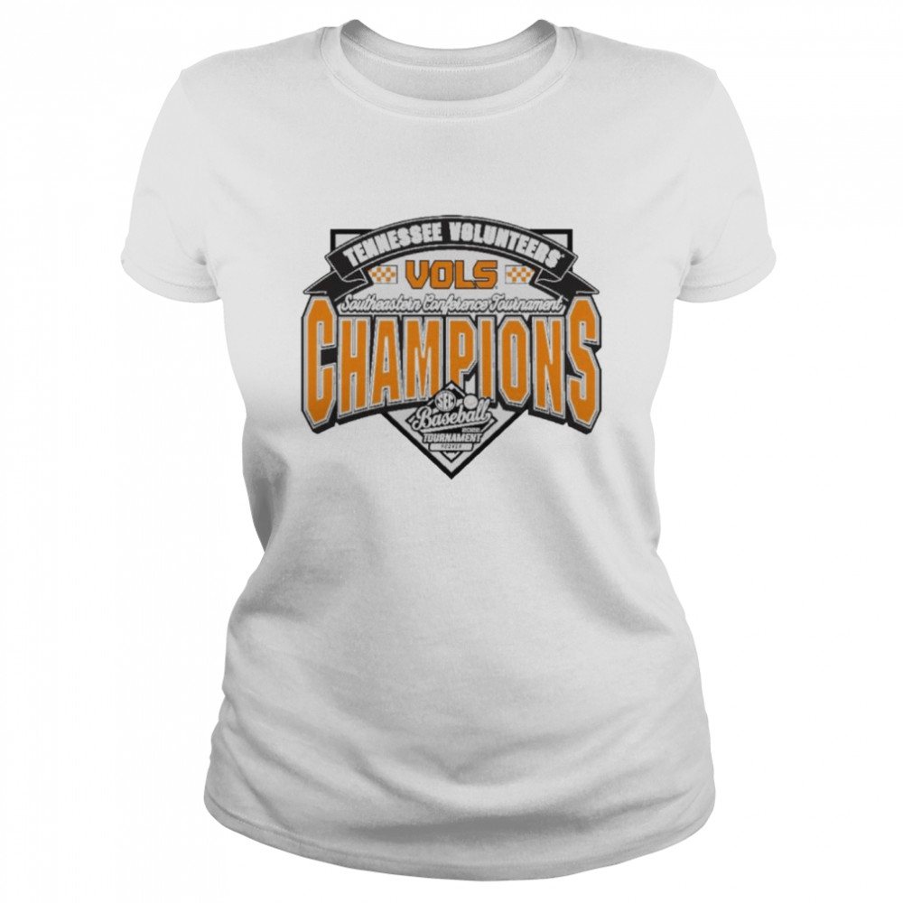 Tennessee Volunteers 2022 SEC Baseball Tournament Champions  Classic Women's T-shirt