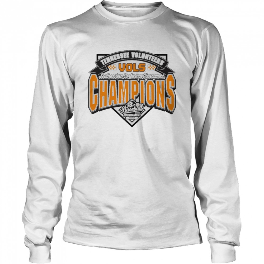Tennessee Volunteers 2022 SEC Baseball Tournament Champions  Long Sleeved T-shirt