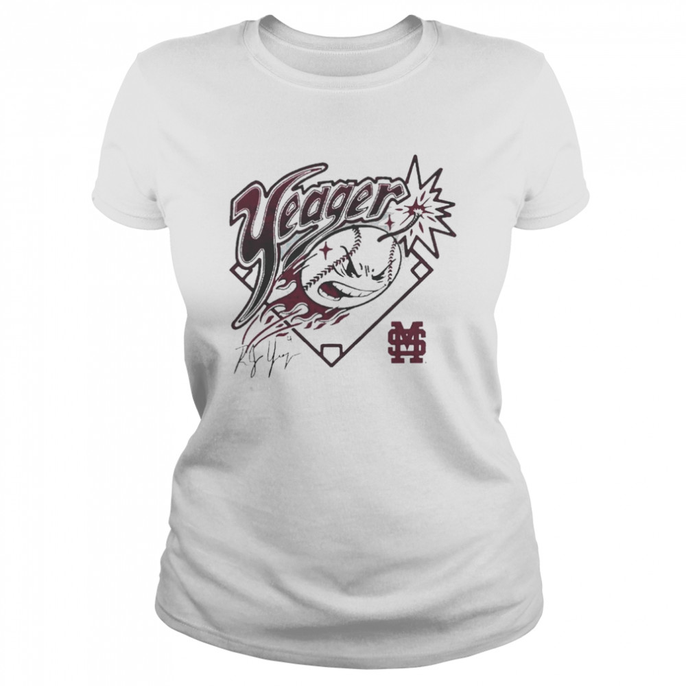 Mississippi State Rj Yeager Homerun T-shirt Classic Women's T-shirt