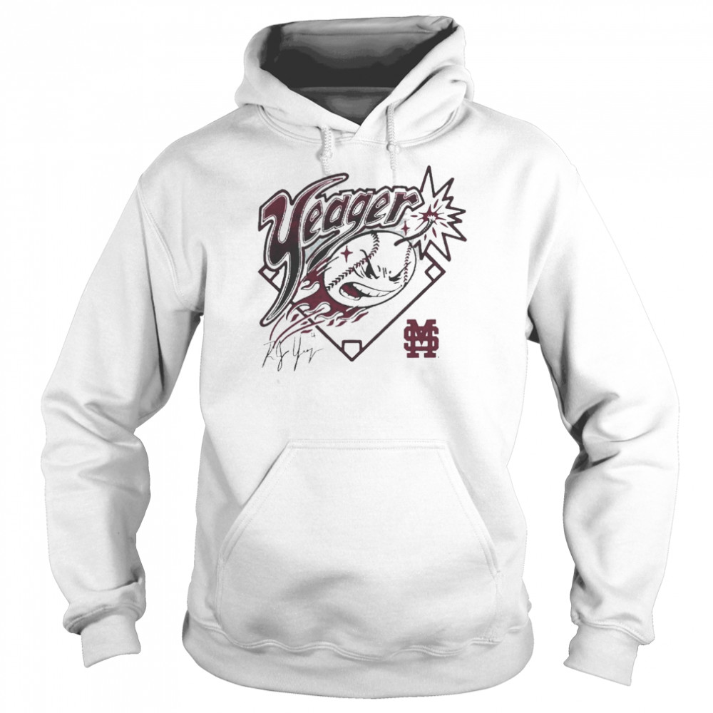 Mississippi State Rj Yeager Homerun T-shirt Unisex Hoodie