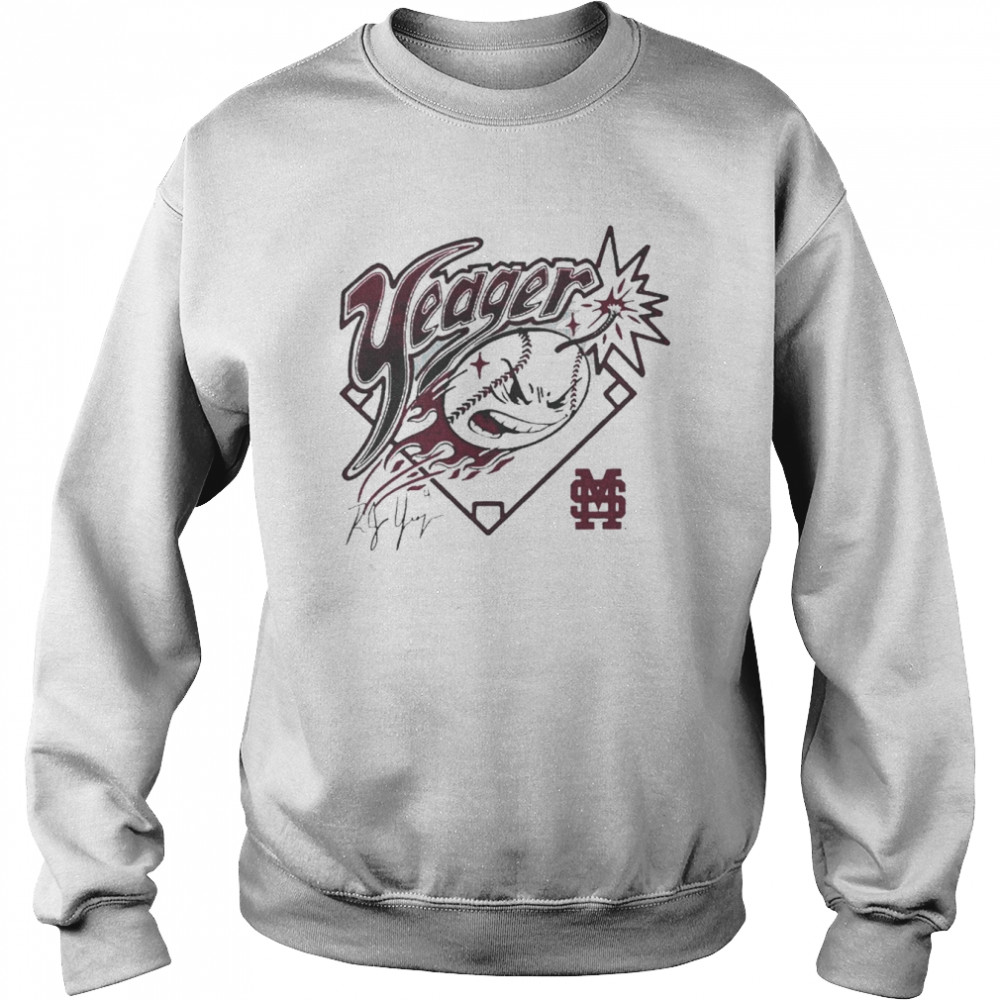 Mississippi State Rj Yeager Homerun T-shirt Unisex Sweatshirt