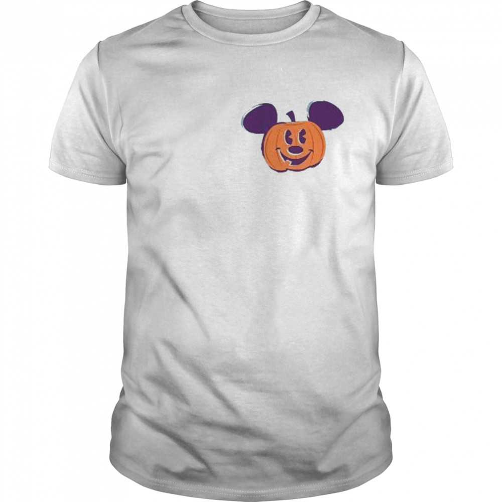 Disney Mickey Mouse Pumpkin JackO’Lantern ShirtHalloween Shirt