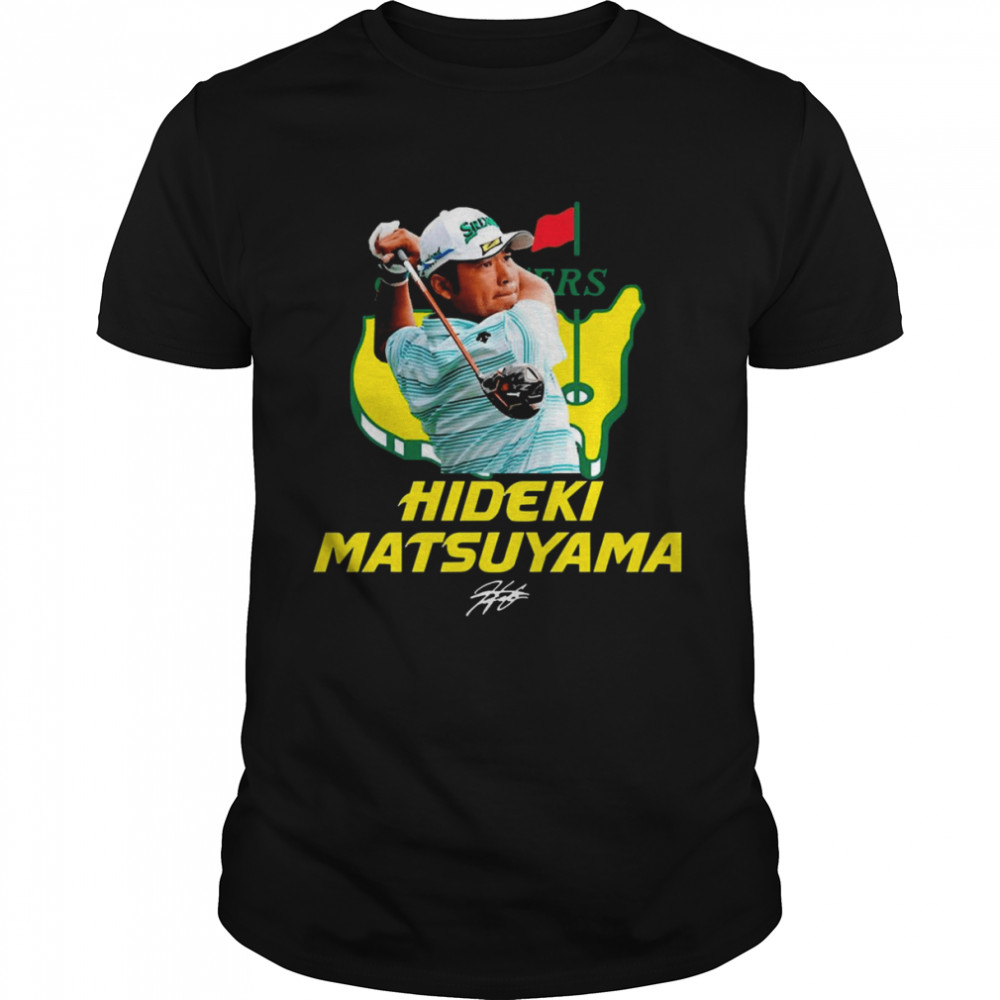 Hideki Matsuyama Golf Masters  Classic Men's T-shirt