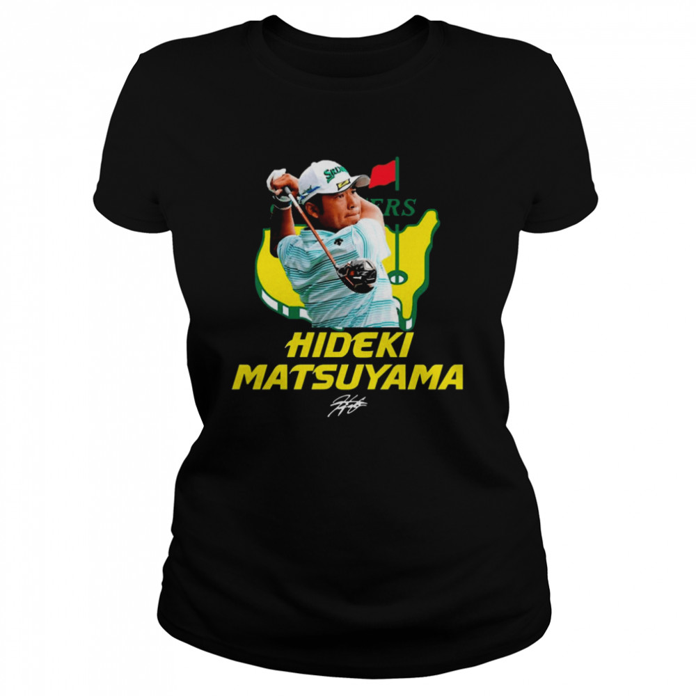 Hideki Matsuyama Golf Masters  Classic Women's T-shirt