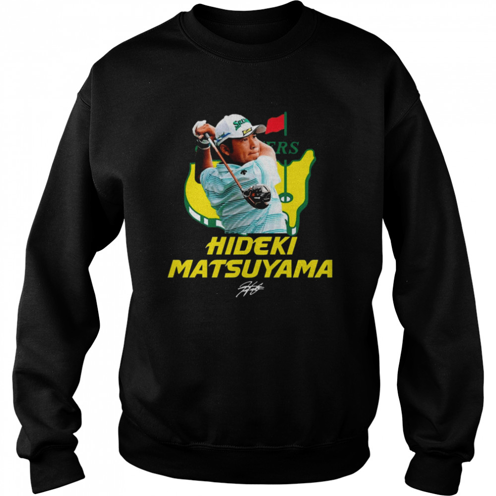 Hideki Matsuyama Golf Masters  Unisex Sweatshirt