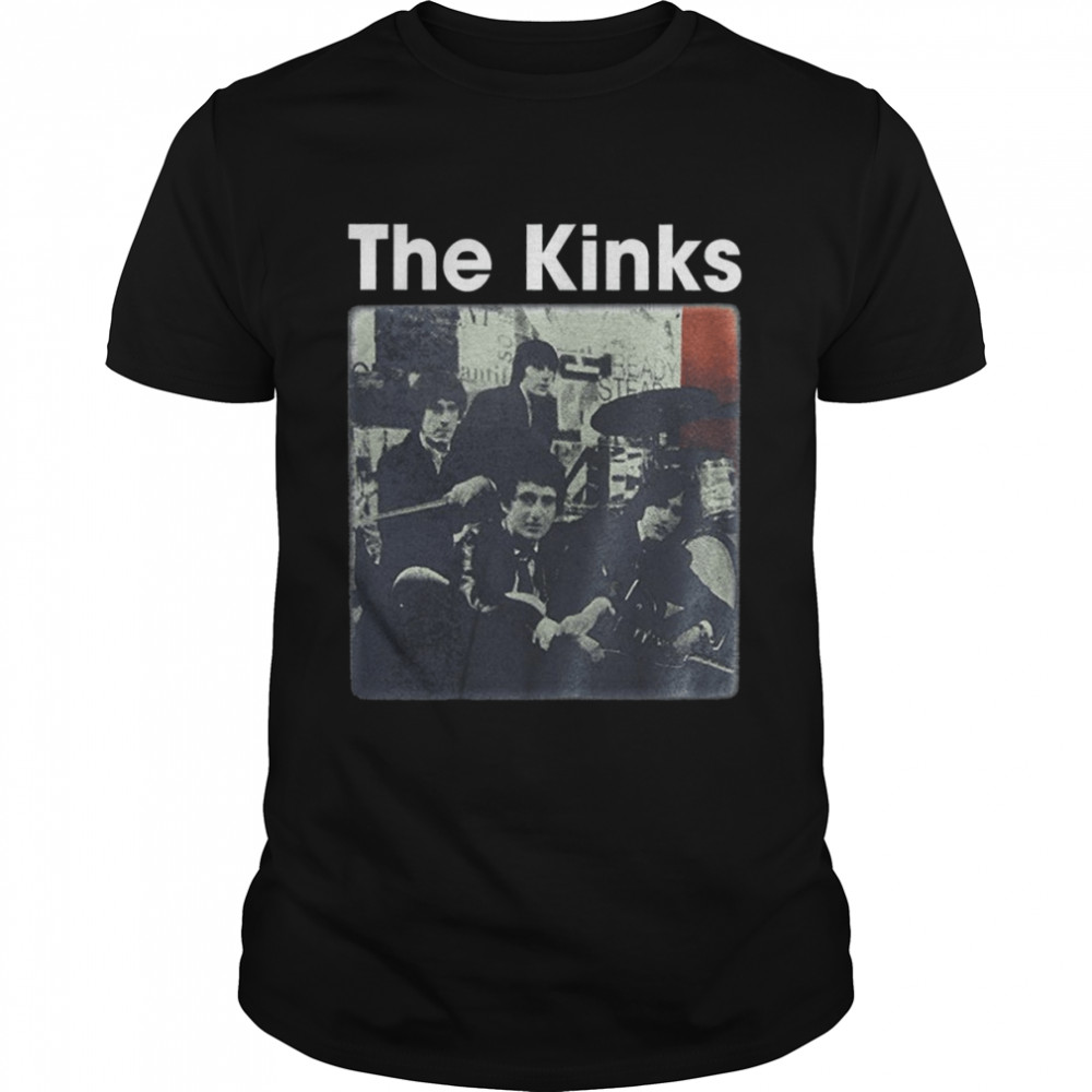 Retro Funny Art Rock Band Members The Kinks Band shirt