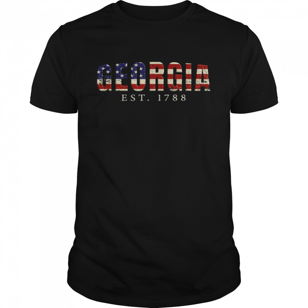 Georgia Est 1788, Georgia, US States, America, USA,  Classic Men's T-shirt