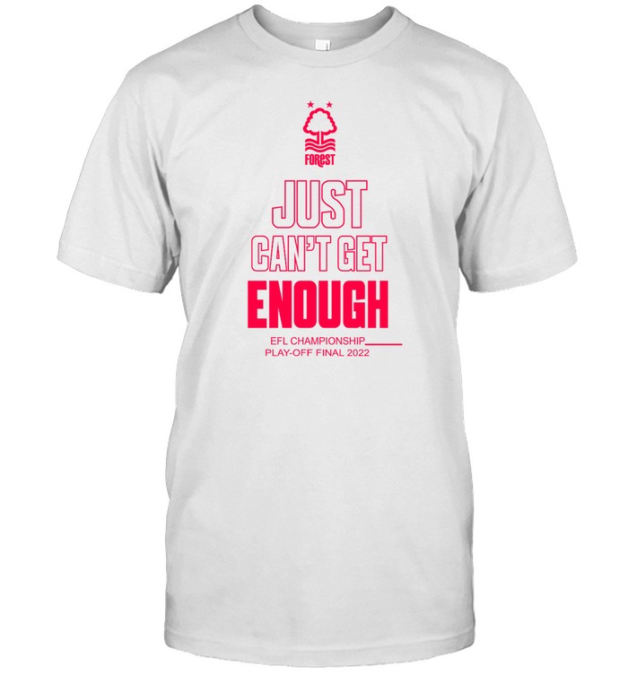 Nffc Mens Red Cant Get Enough Tee Shirt Nottingham Forest FC Nottingham Forest Mens Black Ringer T-Shirt