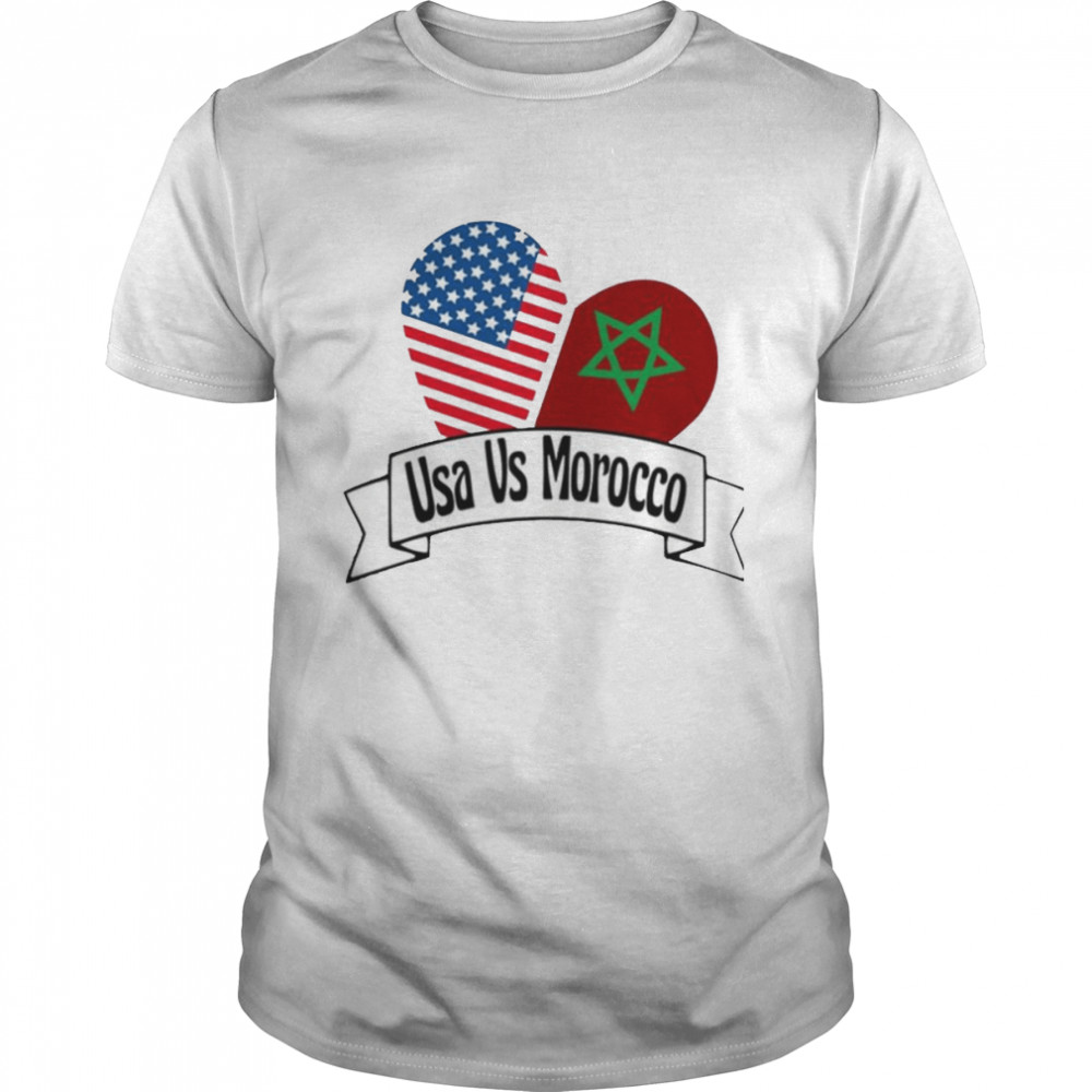 Soccer Amical Match USA Vs Morocco Shirt