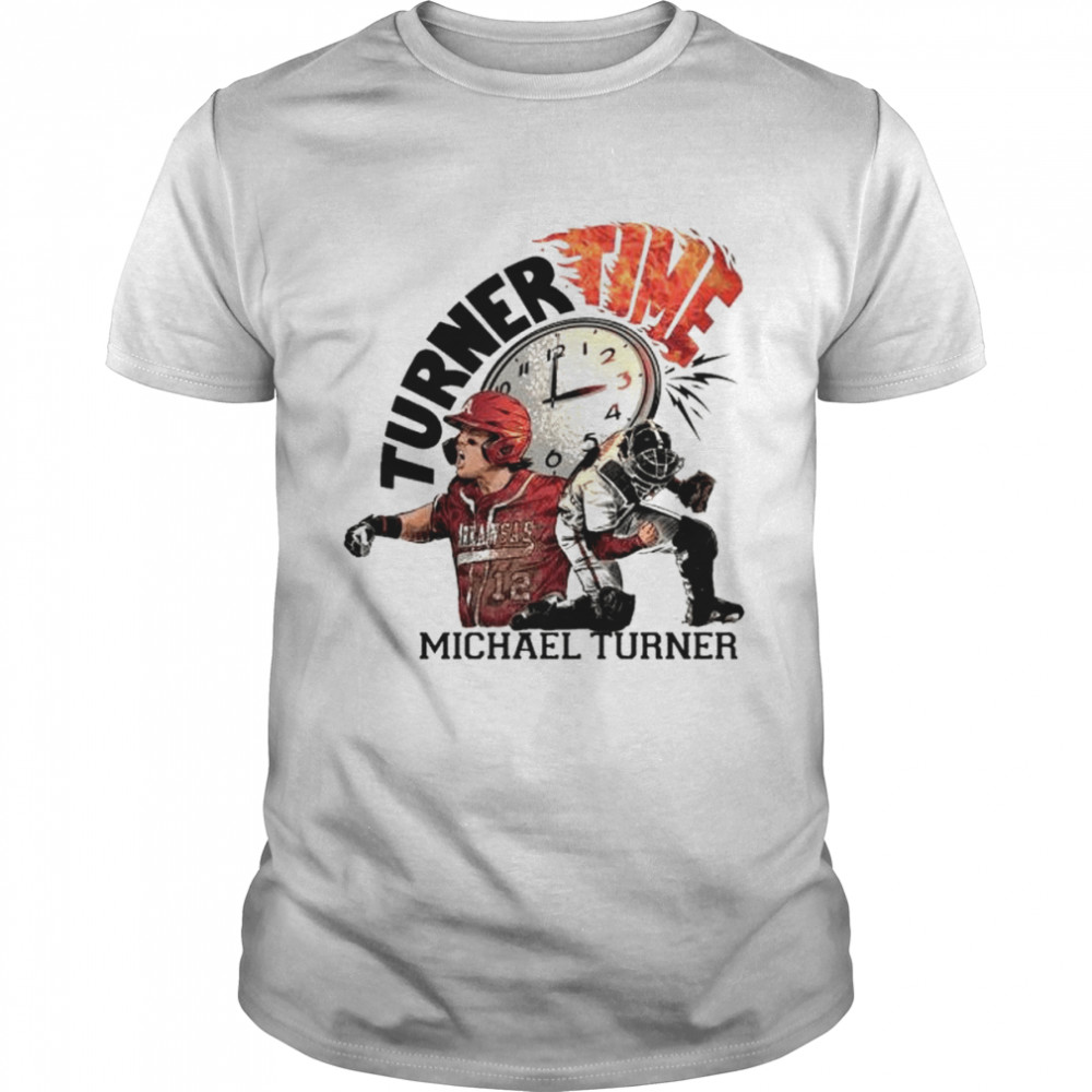 University Of Arkansas Michael Turner Turner Time T-Shirt