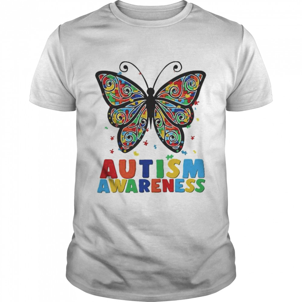 Butterfly Autism Awareness 2022 tee shirt
