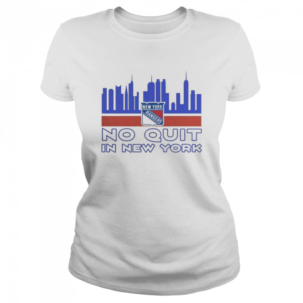 NY Rangers No Quit In New York Hockey  Classic Women's T-shirt