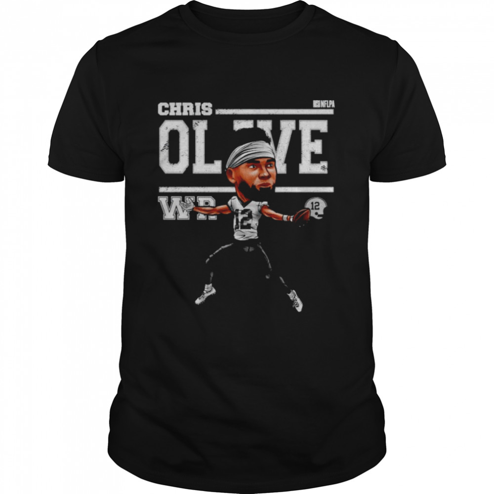 Chris Olave New Orleans Cartoon Football  Classic Men's T-shirt