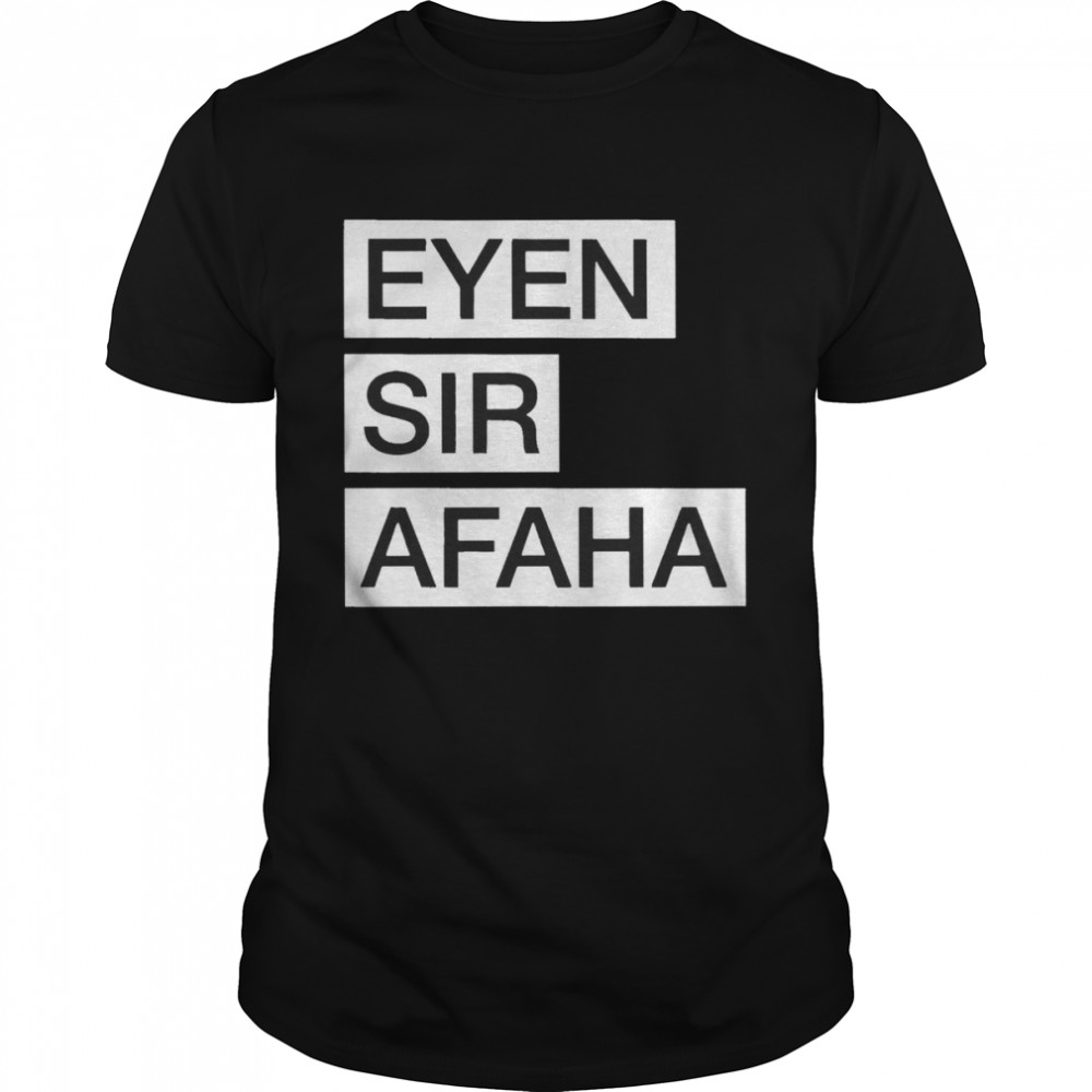 Eyen Sir Afaha shirt
