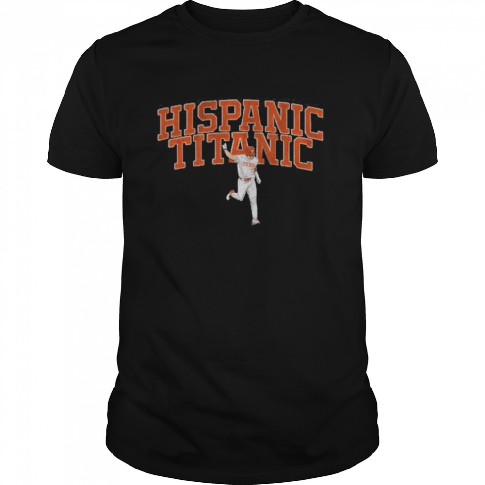 Texas Baseball Ivan Melendez Hispanic Titanic T- Classic Men's T-shirt