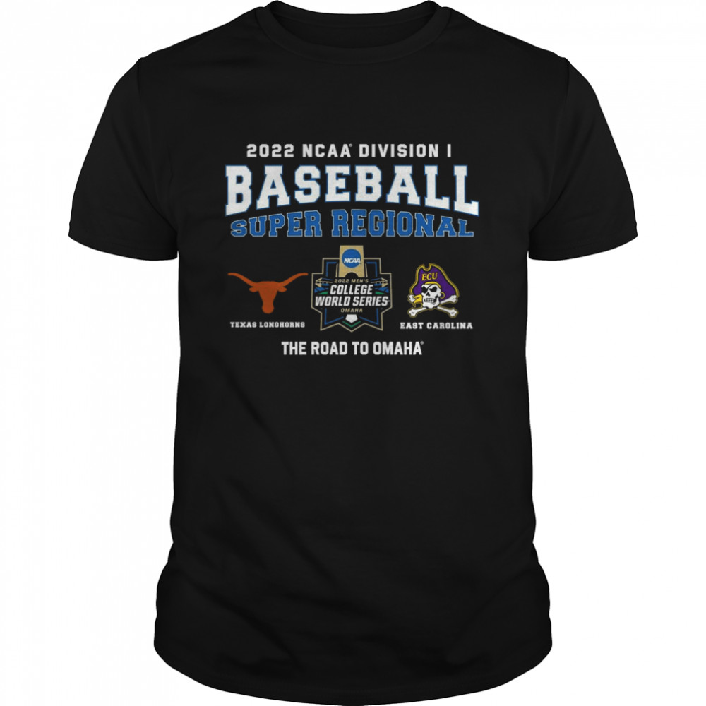 Texas vs East Carolina 2022 NCAA Division I Baseball Super Regional  Classic Men's T-shirt