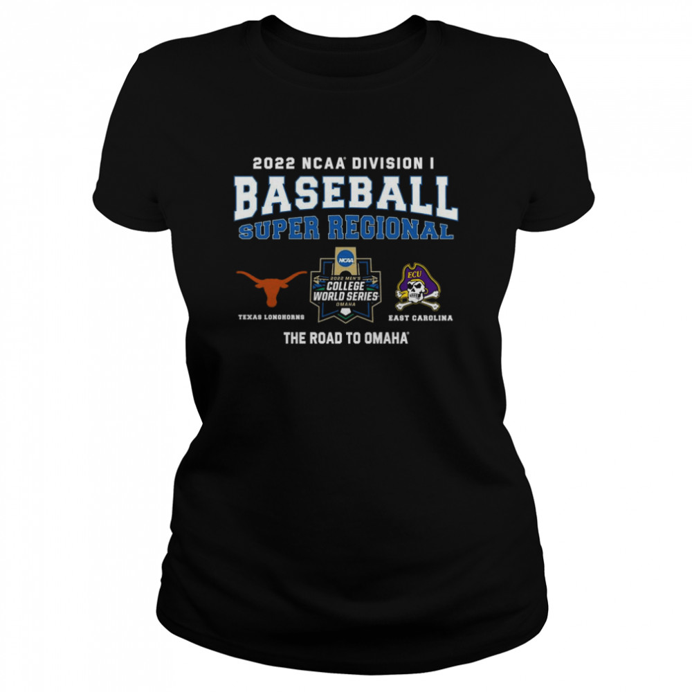 Texas vs East Carolina 2022 NCAA Division I Baseball Super Regional  Classic Women's T-shirt