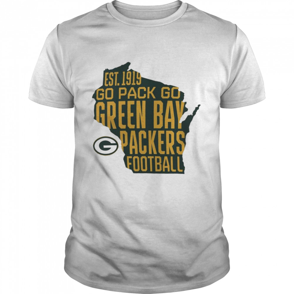 Green Bay Packers Est 1919 go pack go shirt Classic Men's T-shirt
