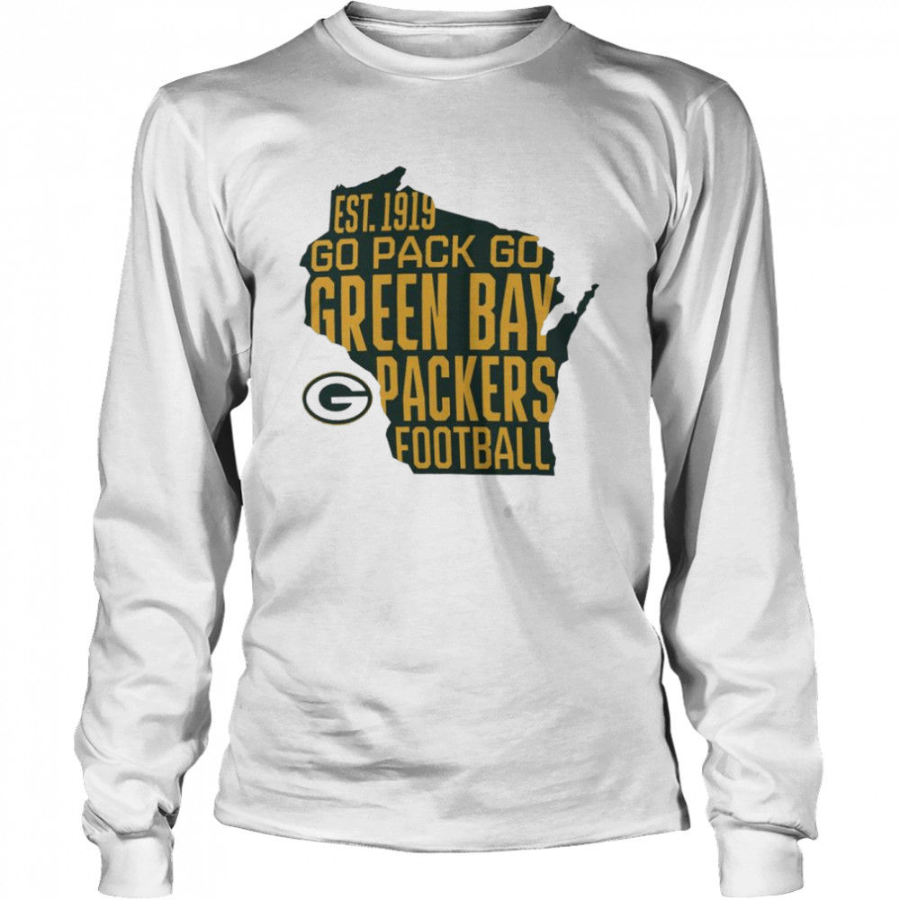 Funny Green Bay Packers Shirt Est. 1919 Go Pack Go Sweatshirt Hoodie Green  Bay Football Fan - Family Gift Ideas That Everyone Will Enjoy