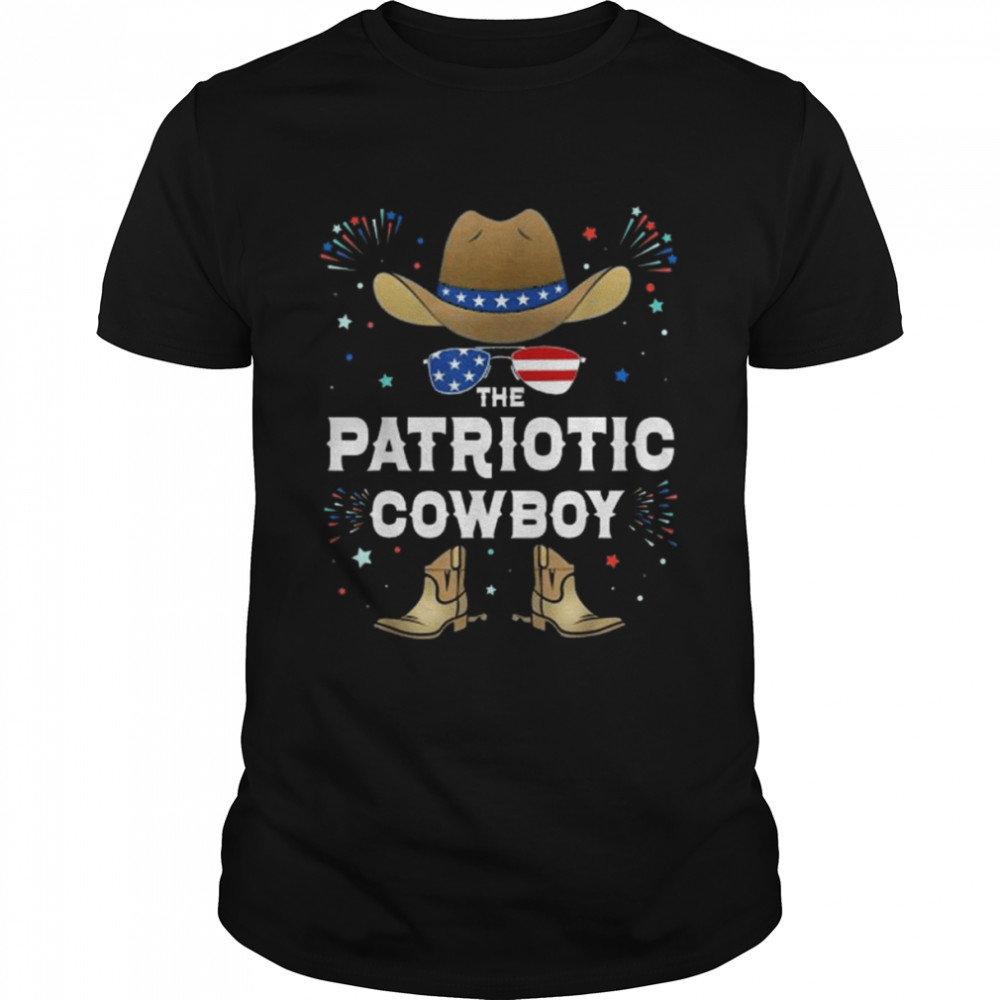 The Patriotic Cowboy Matching Family Group 4th Of July Howdy  Classic Men's T-shirt