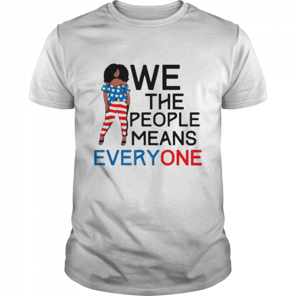 We The People African American Black Lives Matter  Classic Men's T-shirt