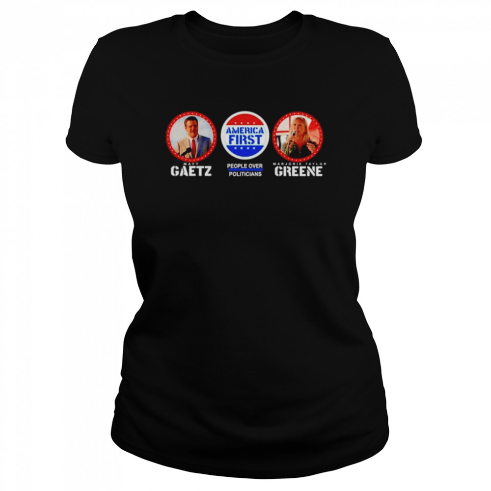 America First Pro-Trump Pro America Gaetz Greene shirt Classic Women's T-shirt