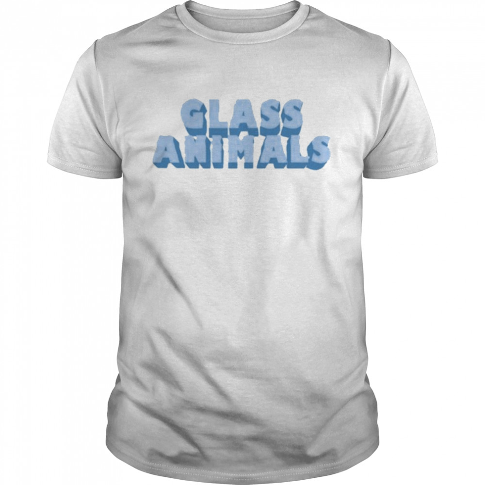 Glass Animals White Wavey Logo  Classic Men's T-shirt