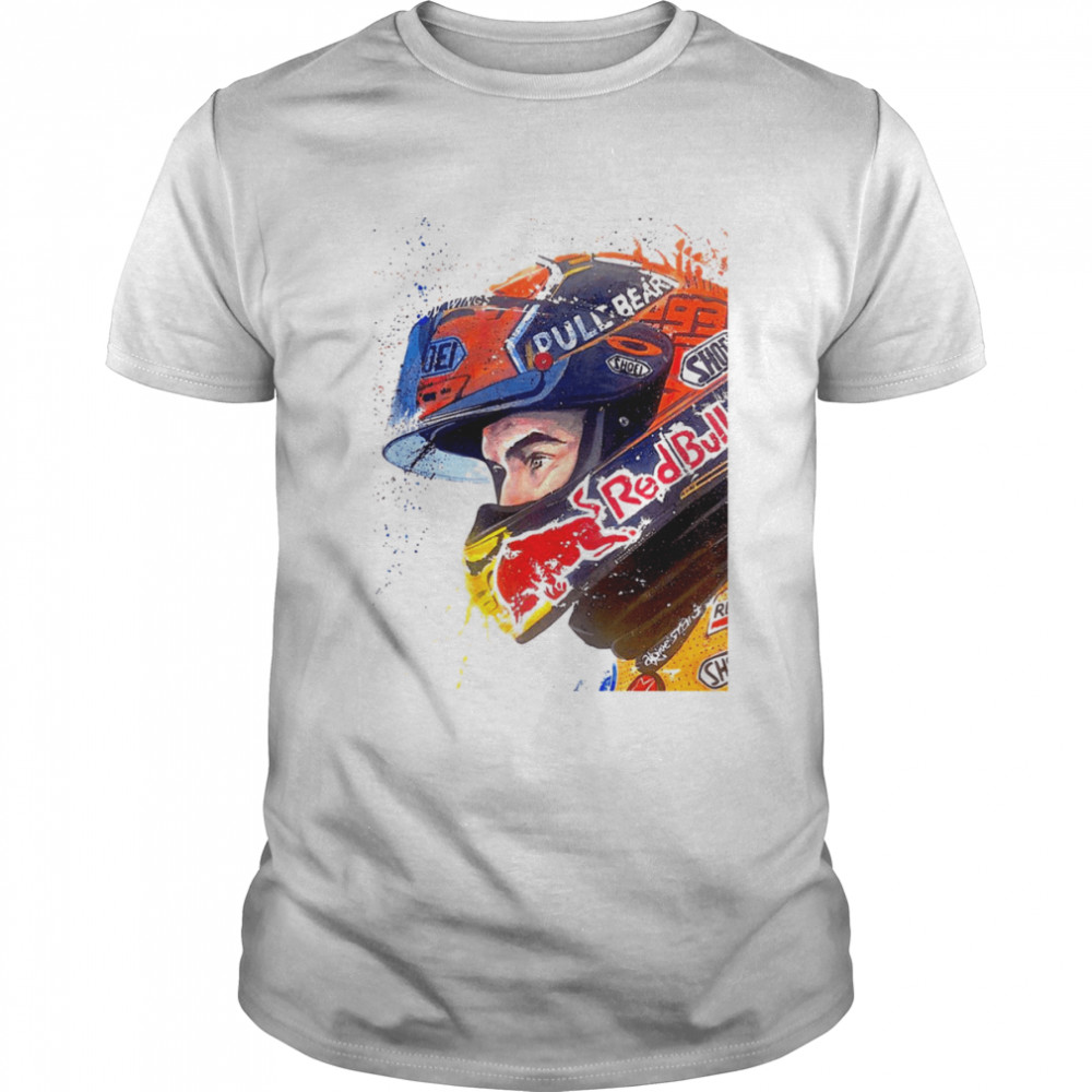 Illustration Marc Marquez Motor Racing shirt