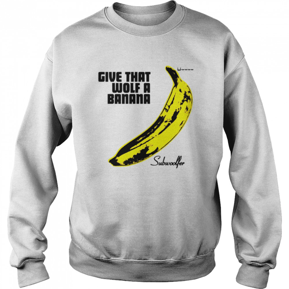 Subwoolfer Warhol Give That Wolf A Banana Norway Eurovision shirt Unisex Sweatshirt
