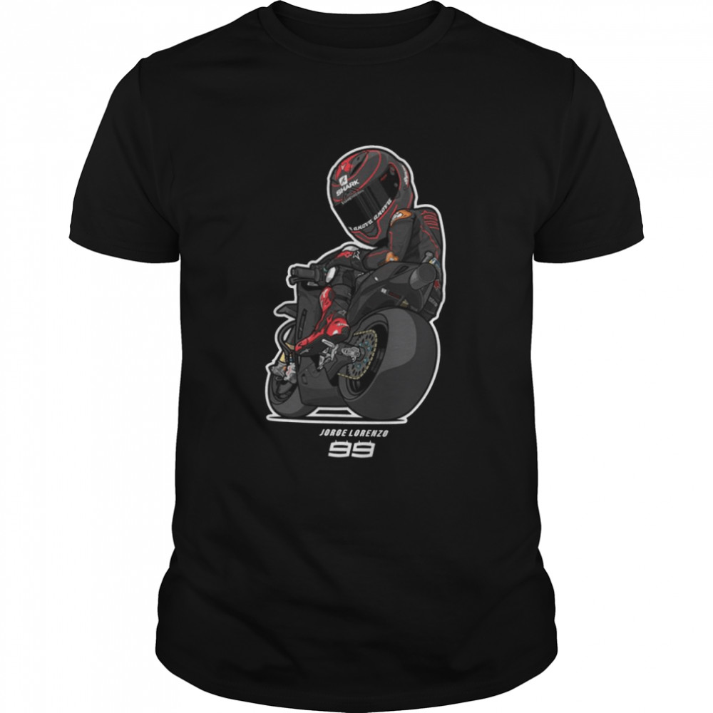 The Legend Jorge Lorenzo Motor Racing shirt Classic Men's T-shirt