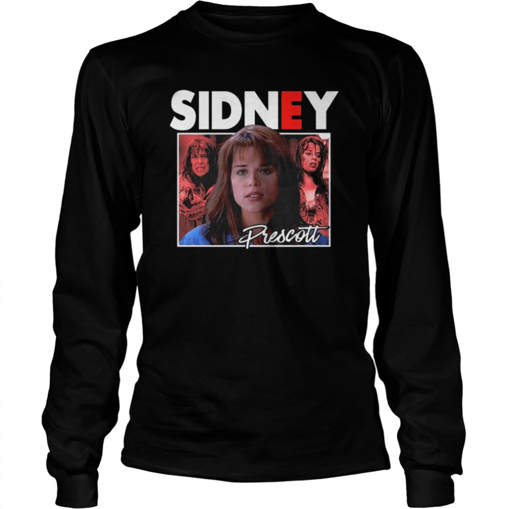 Scream Sidney Prescott Vintage shirt Long Sleeved T-shirt