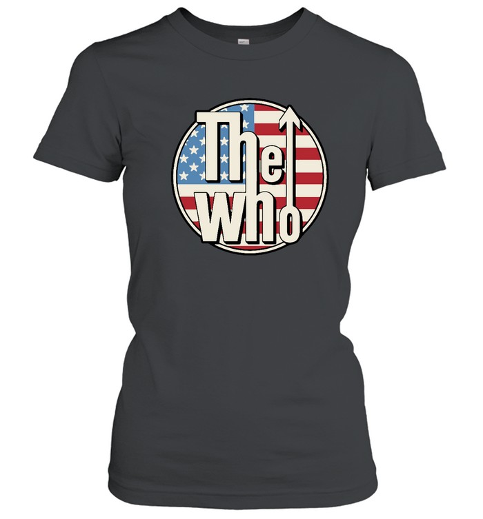 The Who Hits Back American Flag T- Classic Women's T-shirt