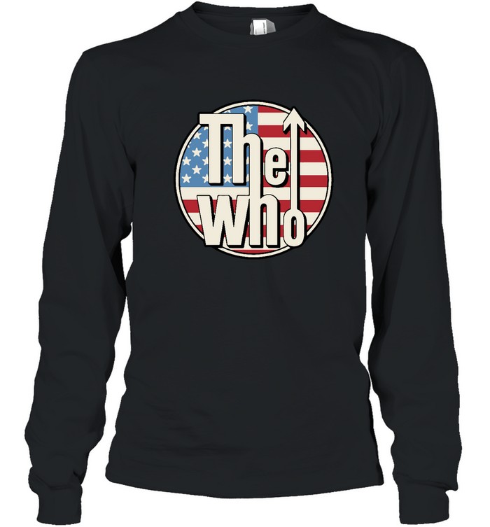 The Who Hits Back American Flag T- Long Sleeved T-shirt