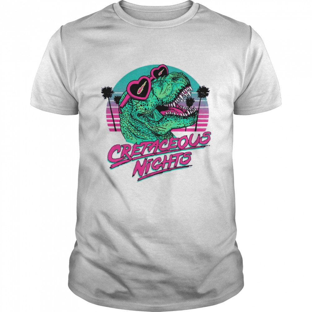 Cretaceous Nights T-Rex  Classic Men's T-shirt