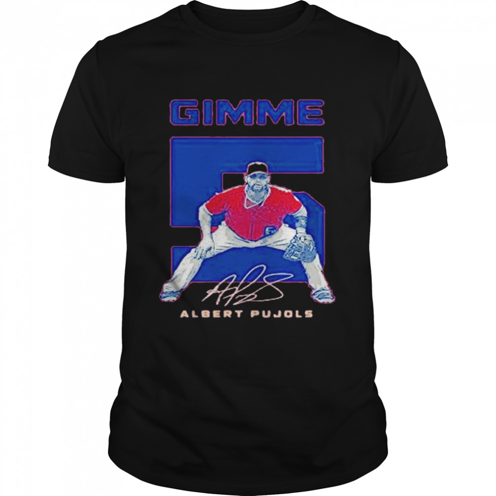 St. Louis Cardinals Albert Pujols Gimme signature shirt