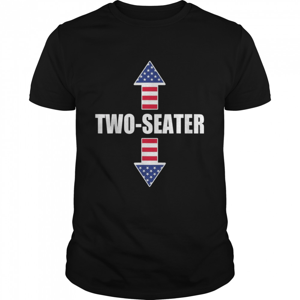 Two seater 4th of july day vintage American shirt