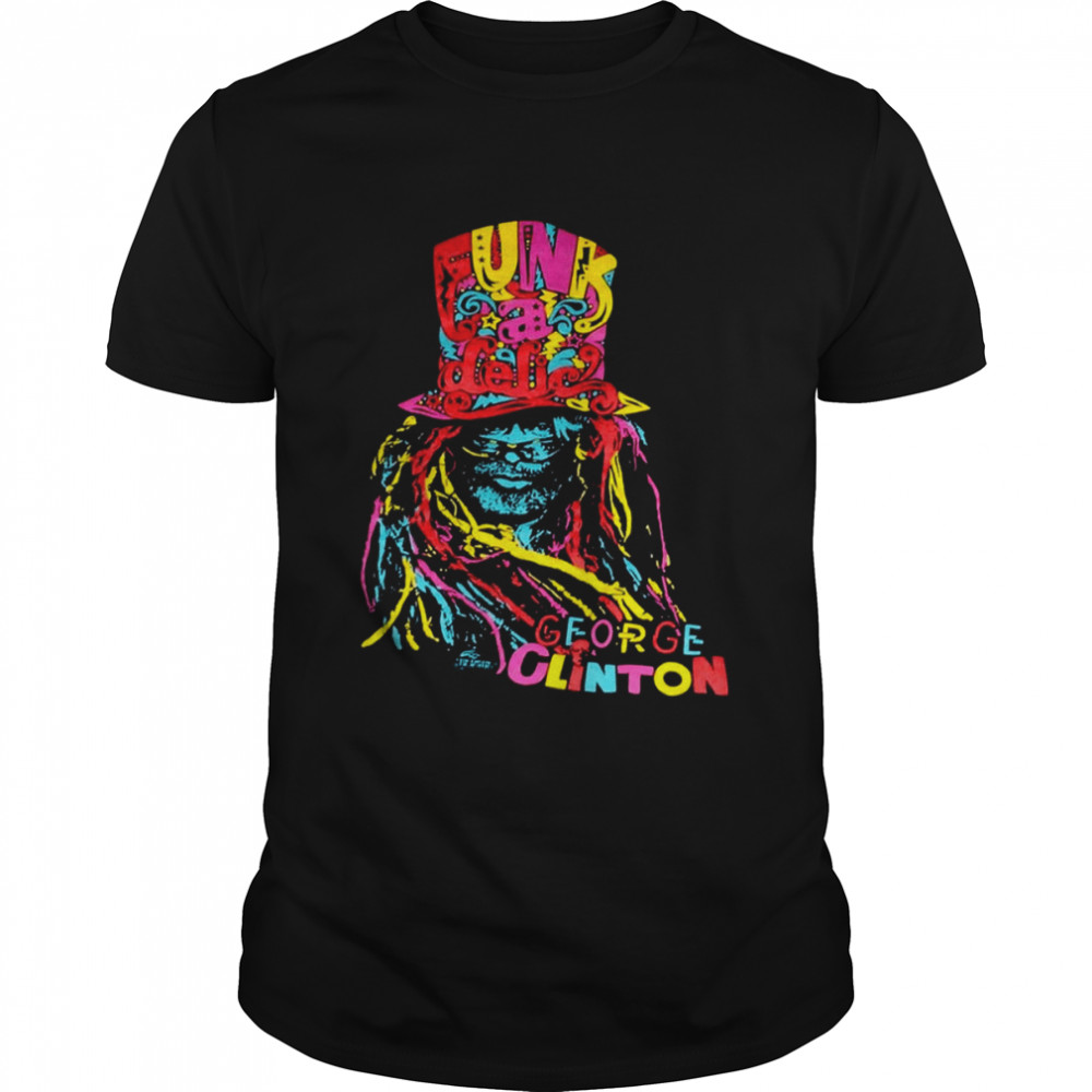 Color Art Funkadelic Parliament Rock Band George Clinton shirt