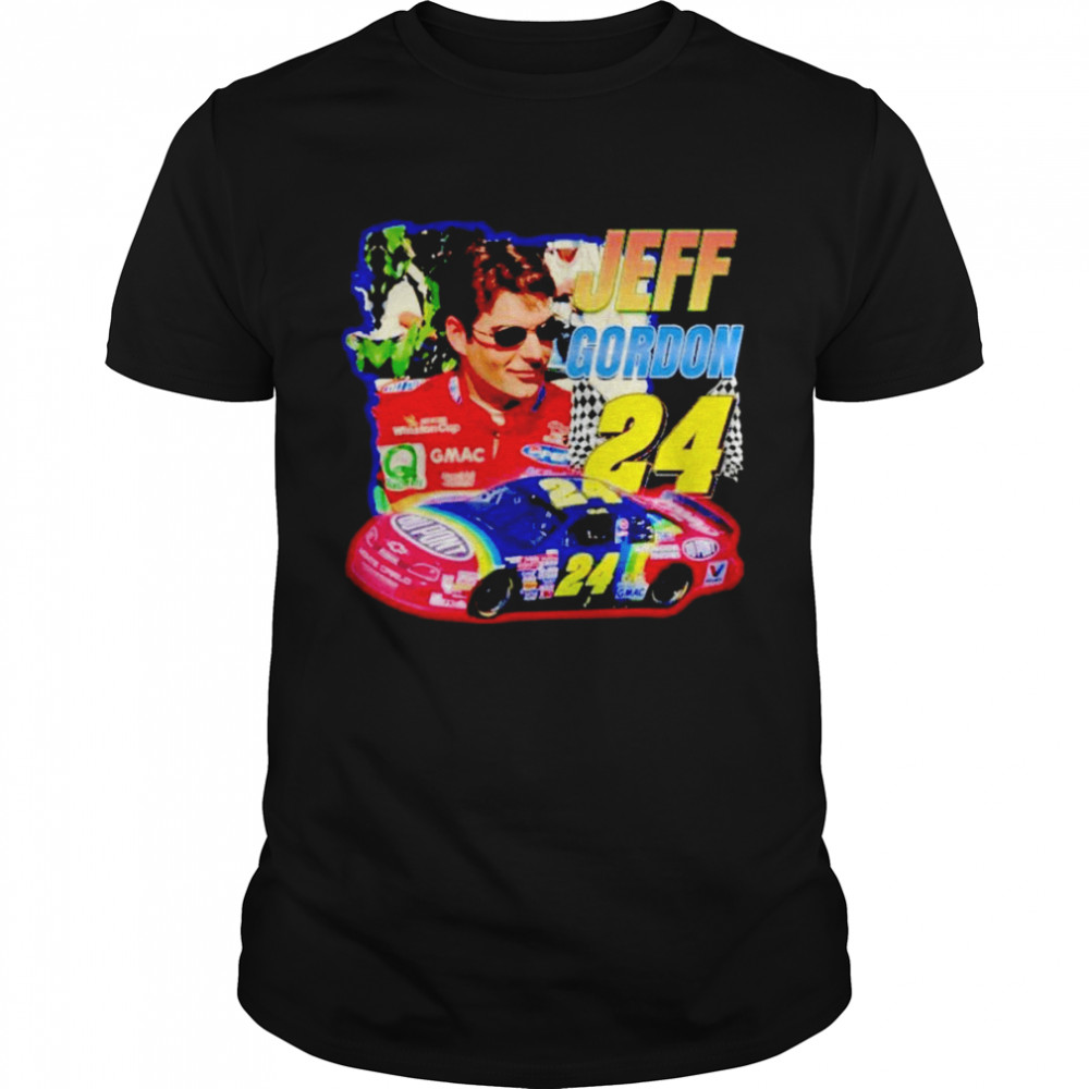 Jeff Gordon 24 Nascar 90s Race Car Vintage shirt Classic Men's T-shirt