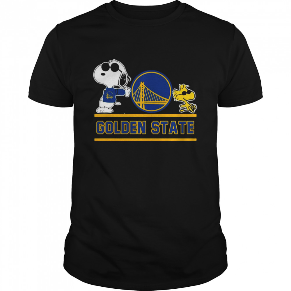Snoopy And Woodstock Golden State Warriors 2022 NBA Champions  Classic Men's T-shirt