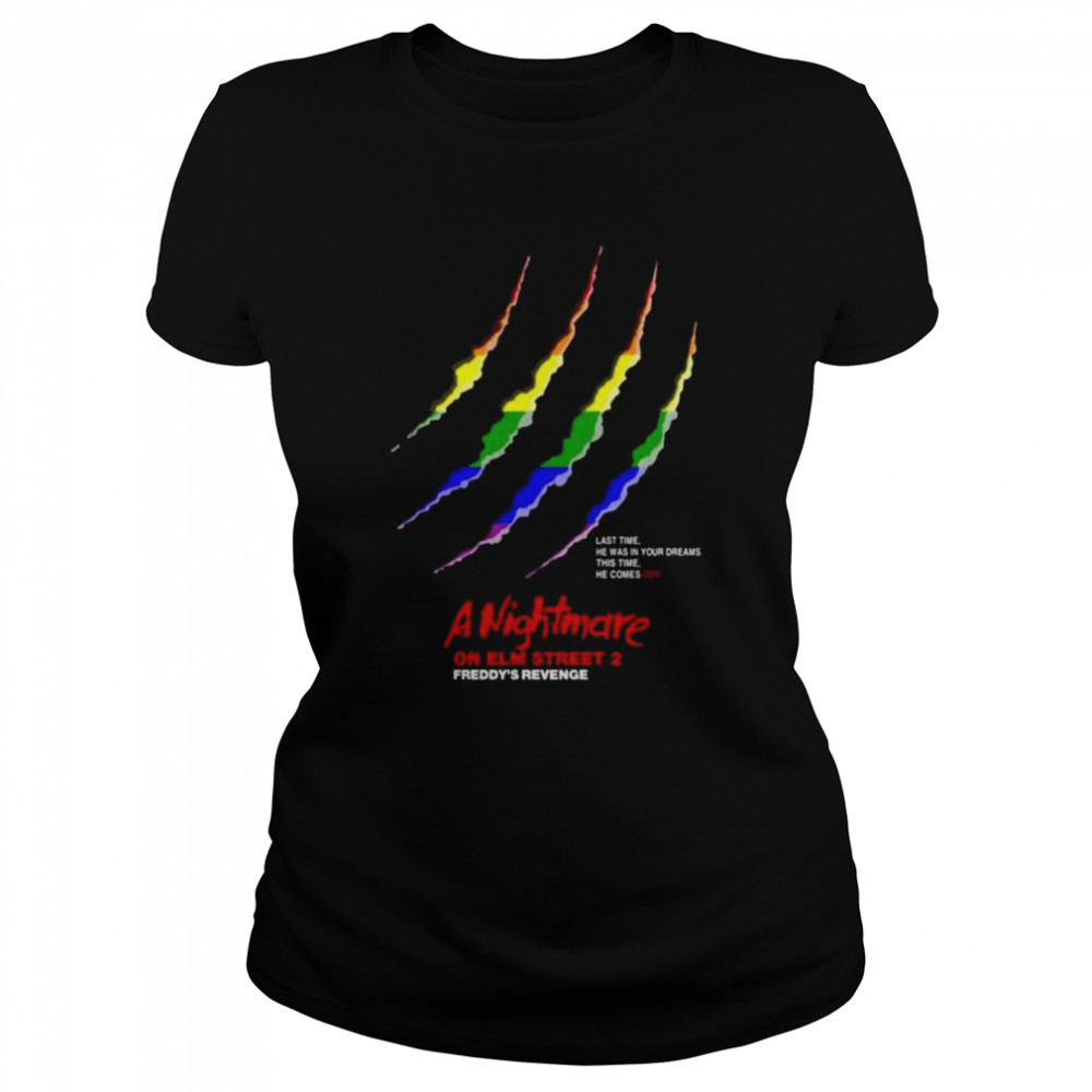 A nightmare on elm street last time he was in your dreams shirt Classic Women's T-shirt