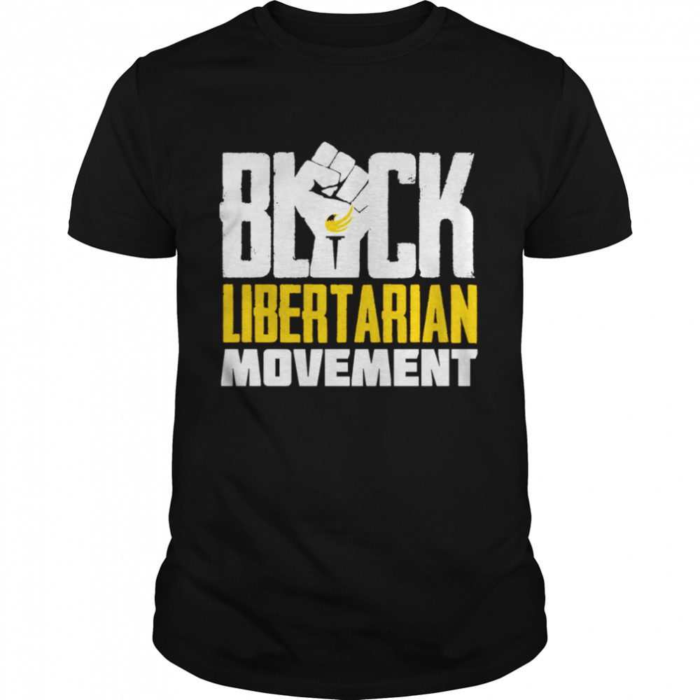 Black Libertarian movement shirt Classic Men's T-shirt