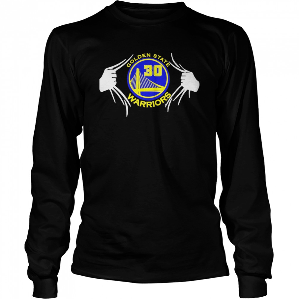 Blood Inside Me Warrior Stephen Curry T- Long Sleeved T-shirt